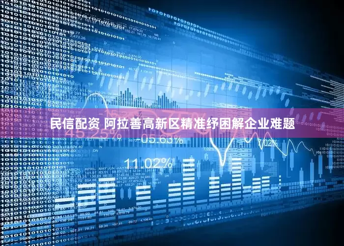 民信配资 阿拉善高新区精准纾困解企业难题